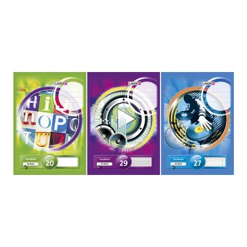 LANDRÉ Bloc note d'école format A4, réglure 28 / quadrillé