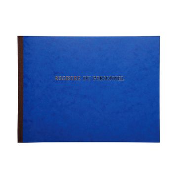 LE DAUPHIN Piqûre "Registre du personnel", bleu