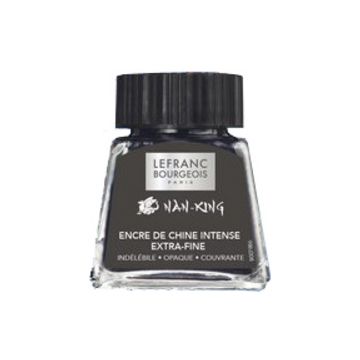 LEFRANC BOURGEOIS Encre de Chine Nan-King, 14 ml, noir LEFRANC BOURGEOIS Encre de Chine Nan-King, 14 ml, noir