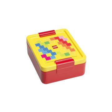 LEGO Boîte à goûter LUNCH BOX BRICK PATTERN, jaune