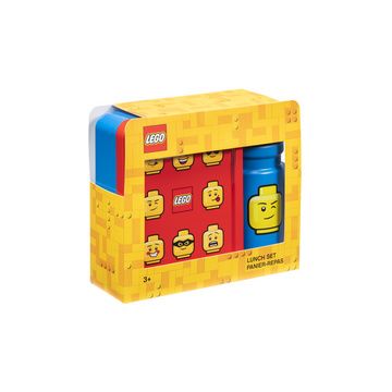 LEGO Gourde + Boîte à goûter LUNCH SET ICONIC, rouge/bleu