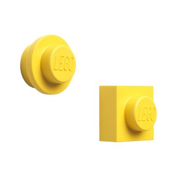 LEGO Set d'aimants, 2 pièces, jaune