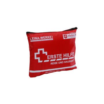 LEINA Erste-Hilfe Reise- und Haushalt-Set, 27-teilig, rot