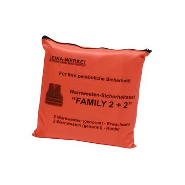 LEINA Set de 4 gilets de sécurité/gilets de signalisation