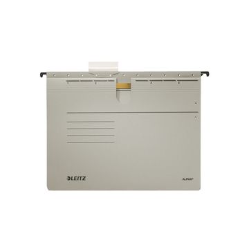 LEITZ ALPHA Hängehefter, A4, kaufmännische Heftung, grau x5