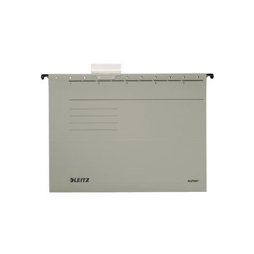 LEITZ ALPHA Hängemappe, A4, seitlich offen, grau x5