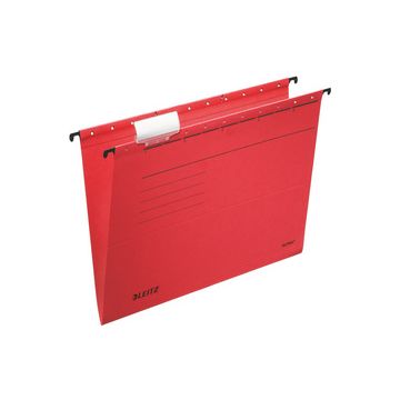 LEITZ ALPHA Hängemappe, A4, seitlich offen, rot x25