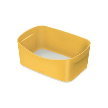 LEITZ Bac de rangement My Box Cosy, A5, jaune/gris clair