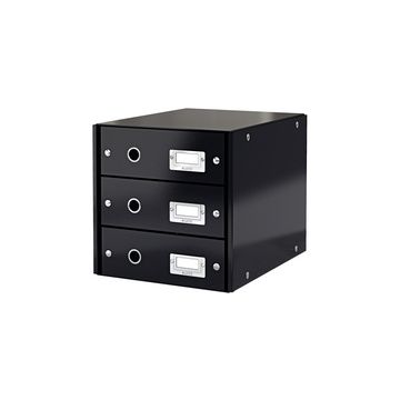 LEITZ Bloc de classement Click & Store WOW, noir