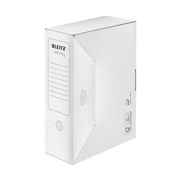 LEITZ Boîte à archives Infinity, sans acide, (L)100mm, blanc x10
