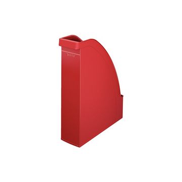 LEITZ Boîte à pans coupés Plus, A4, en polystyrène, rouge