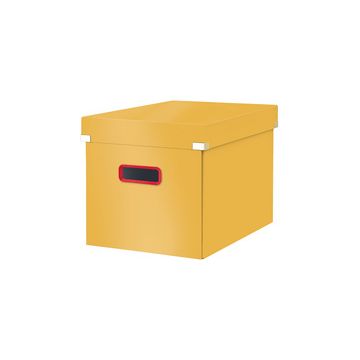 LEITZ Boîte de rangement Click & Store Cosy, cube, jaune