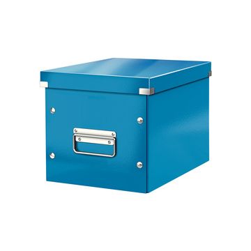 LEITZ Boîte de rangement Click & Store WOW Cube L, bleu