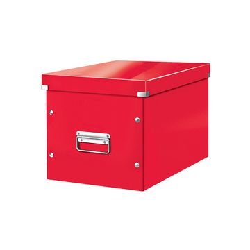 LEITZ Boîte de rangement Click & Store WOW Cube L, rouge