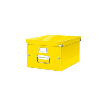 LEITZ Boîte de rangement Click & Store WOW, A4, jaune