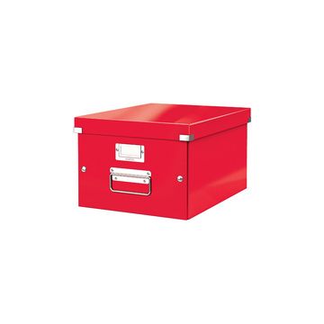 LEITZ Boîte de rangement Click & Store WOW, A4, rouge