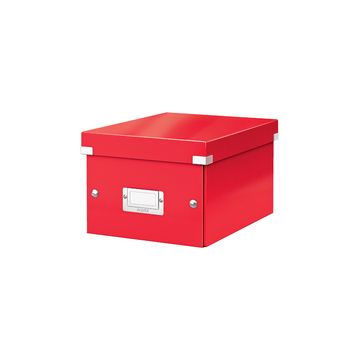 LEITZ Boîte de rangement Click & Store WOW, A5, rouge