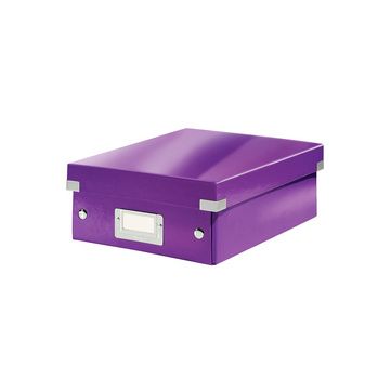 LEITZ Boîte de rangement Click & Store WOW, grand, violet