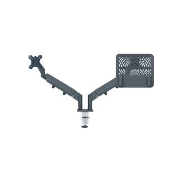 LEITZ Bras pour écran Ergo avec support ordinateur portable