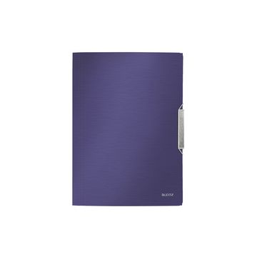 LEITZ Chemise à élastique Style, A4, PP, bleu titan