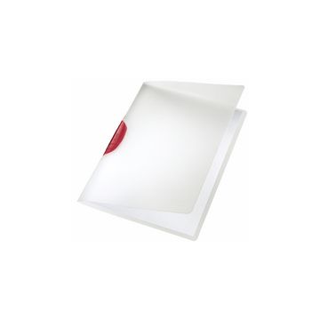 LEITZ Chemise à clip ColorClip, A4, en PP, clip rouge