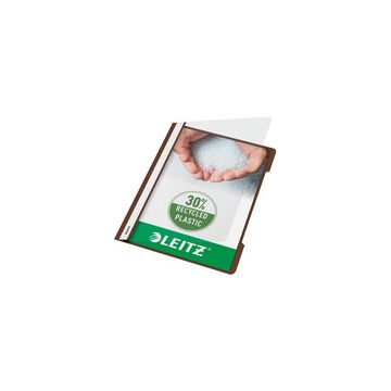 LEITZ Chemise à lamelle Standard, A4, en PP, marron