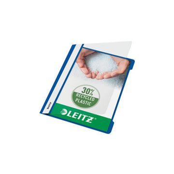 LEITZ Chemise à lamelle Standard, A5, en PP, bleu