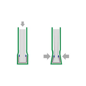 LEITZ Chemise pour reliure impressBind, A4, 14 mm, bleu