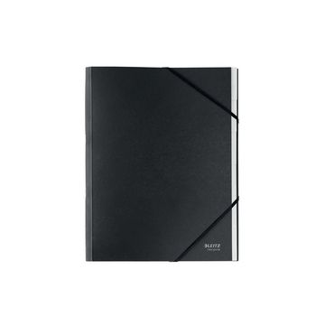 LEITZ Chemise trieur Recycle, A4, carton, noir