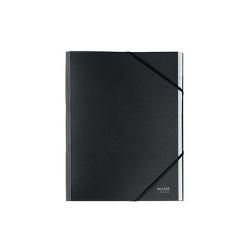 LEITZ Chemise trieur Recycle, A4, carton, noir