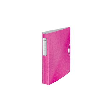 LEITZ Classeur à anneaux Active WOW SoftClick, A4, rose vif