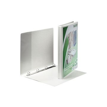 LEITZ Classeur de présentation à anneaux, format A4+, blanc,