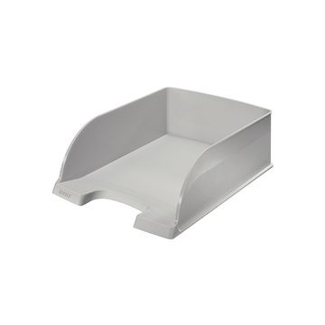 LEITZ Corbeille à courrier Plus Jumbo, A4, polystyrène, gris