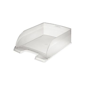 LEITZ Corbeille à courrier Plus Jumbo, A4, polystyrène,givré