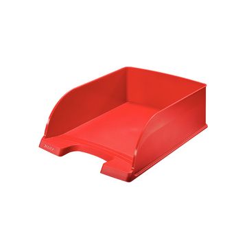 LEITZ Corbeille à courrier Plus Jumbo, A4, polystyrène,rouge