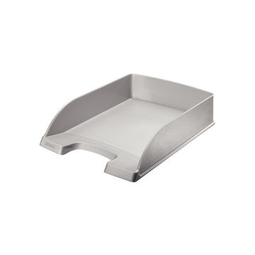 LEITZ Corbeille à courrier Plus Standard, A4, argent x5