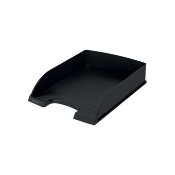 LEITZ Corbeille à courrier Recycle, A4, polystyrène, noir x5