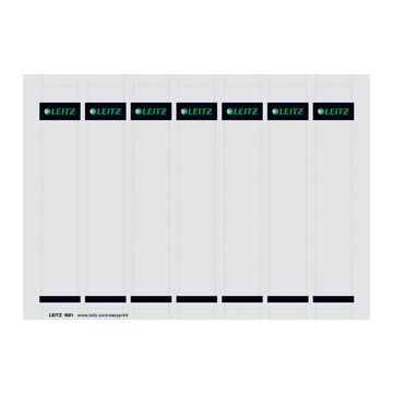 LEITZ Etiquette bristol pour dos de classeur, 31 x 190 mm