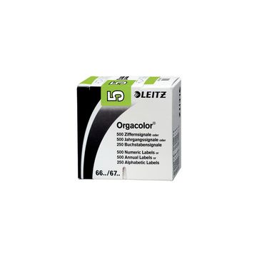 LEITZ Etiquette numérique Orgacolor "4", rouleau, orange