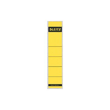 LEITZ Etiquette pour dos de classeur, 39 x 192 mm, jaune