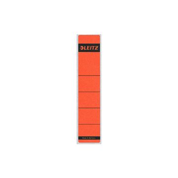 LEITZ Etiquette pour dos de classeur, 39 x 192 mm, rouge