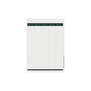 LEITZ Etiquette pour dos de classeur, 39 x 285 mm, gris LEITZ Etiquette pour dos de classeur, 39 x 285 mm, gris