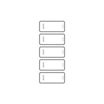 LEITZ Etiquette pour dos de classeur, 46 x 111 mm, court