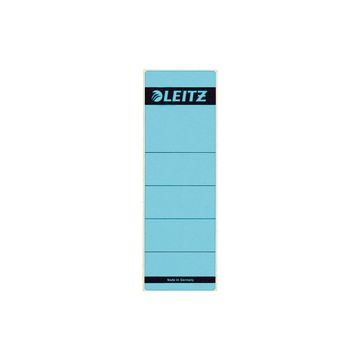 LEITZ Etiquette pour dos de classeur, 61 x 192 mm, bleu
