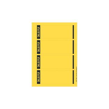 LEITZ Etiquette pour dos de classeur, 61 x 192 mm, jaune