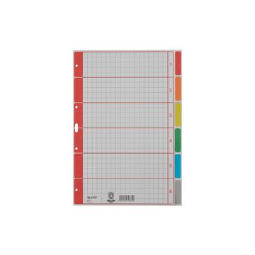 LEITZ Intercalaires en carton extra solide, vierges, A4