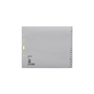 LEITZ Intercalaires en papier naturel, A-Z, A4 extra-large