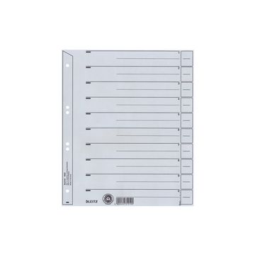 LEITZ Intercalaires, format A4 extra large, en carton solide