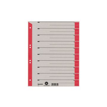 LEITZ Intercalaires, format A4 extra large, en carton solide