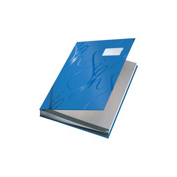 LEITZ Parapheur Design, A4, 18 compartiments, bleu